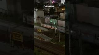 Spark from pantograph MSRAILFANS reels youtube india travel chennai railfans railway [upl. by Corrianne]