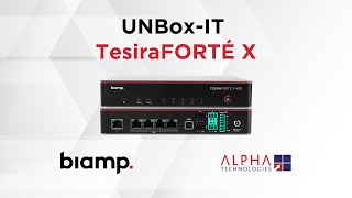 UNBox IT  Biamp TesiraFORTÉ X [upl. by Teiv]