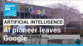 AI pioneer Geoffrey Hinton leaves Google citing quotprofound risks to humanityquot • FRANCE 24 English [upl. by Kalmick]