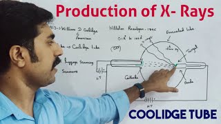 Production of X raysCoolidge tubeSTD 12 Physicssky physics [upl. by Dreyer379]