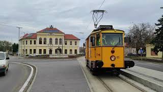 Belföld 🇭🇺 Szeged  Hódmezővásárhelyi TramTrain próbamenet 20201203 [upl. by Akima]