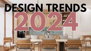 Top Interior Design Trends for 2024  Curved Furniture and Colorful Rooms [upl. by Llovera]