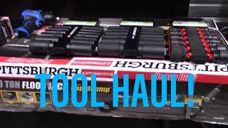 Harbor Freight Tool Haul  Parking Lot Sale [upl. by Saphra924]