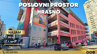 Poslovni prostor RobotHrasnoNovo Sarajevo 99 m2 [upl. by Earazed]