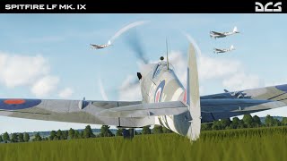 ОБУЧАЮЩИЙ УРОК Спитфайр LFMk IX  Руление взлет и набор высоты CrazyRussianPilot⭐dcs world [upl. by Nicolle]