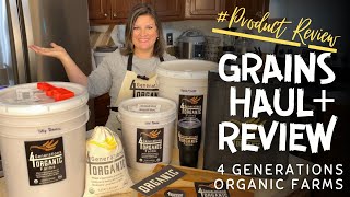 Grain Haul amp Review  4 Generations Organic Farms  Meet Your Farmer  American Wheat [upl. by Zinnes]