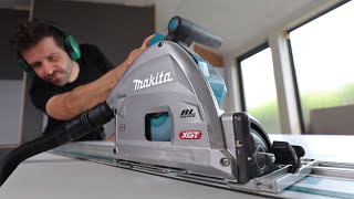 Makita 40 Volt The Track Saw With Only One Battery [upl. by Ahsiet]