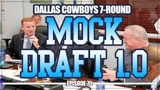 Dallas Cowboys 7Round Mock Draft 10 [upl. by Afra]