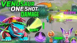 Try this build on Venusaur to Do One Shot Damage with Solar Beam Pokemon unite [upl. by Mcdermott307]