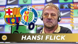 Rueda de prensa Hansi Flick posterior al Barcelona 1 vs Getafe 0 [upl. by Amre]