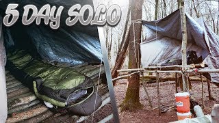 5 Day SOLO Survival Challenge [upl. by Gabor]