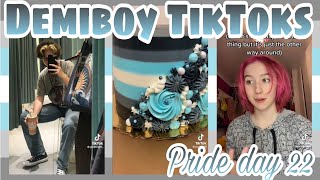 Demiboy TikToks  Pride day 22 [upl. by Umont]