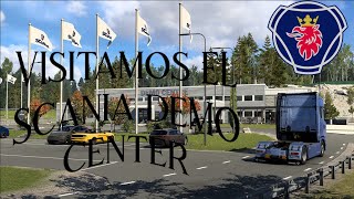 Euro Truck Simulator 2 150 Scania Demo Center en español [upl. by Ekihc979]