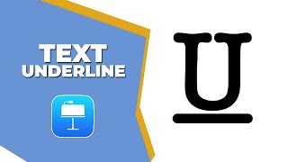 How to add text underline in keynote [upl. by Cecelia]