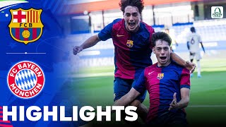 Barcelona vs Bayern Munich  Highlights  UEFA Youth League 23102024 [upl. by Llednil]