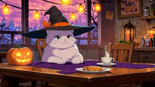 A Cup Of Coffee For Halloween Night ☕ Lofi Halloween Vibes ☕ Night Lofi Songs To Feel Relaxed [upl. by Oznerol]