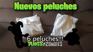 unboxing de 6 PELUCHES de pvz [upl. by Merkley]