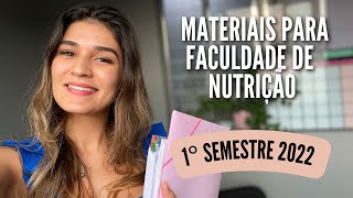 MATERIAL FACULDADE DE NUTRIÇÃO  1 SEMESTRE 2022 [upl. by Tani]