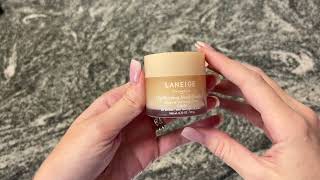 LANEIGE Lip Sleeping Mask Nourish Hydrate Vitamin C Murumuru amp Shea Butter I Product Review [upl. by Annekcm]