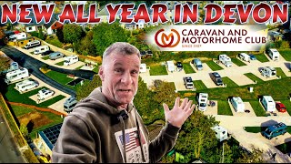 NEW OPEN ALL YEAR Caravan amp Motorhome Club Site Steamer Quay Totnes Devon [upl. by Fiedler]