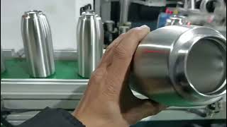 stainless steel thermos bottle flask manufacturing machine [upl. by Ayekehs]