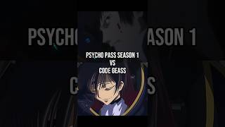 Psycho Pass Season 1 vs Code Geass [upl. by Acemat437]