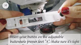 Brother A16 A80 A150 F420 Innovis series  How to Sew a Buttonhole [upl. by Johm218]