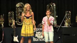 Carrie Underwood performs at high school [upl. by Esbenshade730]