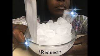 asmr whiteice iceeatingASMR ICE EATINGFROZEN POWDERY IGLOO amp THIN ICE SHEETCRUNCHY [upl. by Eckart213]