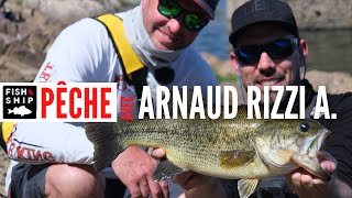 Pêche avec Arnaud Rizzi Anderson  Black Bass du bord [upl. by Haon]