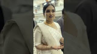 Prayaga Martin in traditional dress prayagamartin prayaga traditionalwear saree sareelovers [upl. by Nohj]