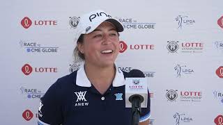 Malia Nam Wednesday Flash Interview 2024 LOTTE CHAMPIONSHIP © LPGA Tour [upl. by Zacharie]