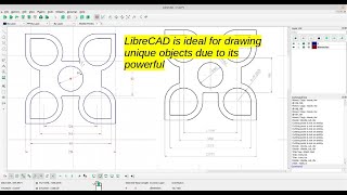 Speedy Design Creating Unique Objects in LibreCAD [upl. by Borroff]