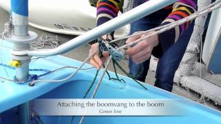 Rigging an Hansa Access Liberty Dinghy 2 [upl. by Henley]