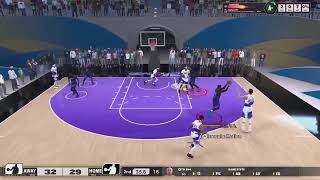 NBA 2K25 Playing In The Rec With Only One Person I Know  First Double Double [upl. by Lusty786]