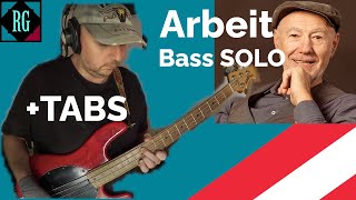 ★ ARBEIT  BASS SOLO Ostbahn Kurti  TABS [upl. by Garratt223]