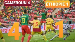 Cameroun 4 Éthiopie 1 buts et ambiance [upl. by Artinek865]