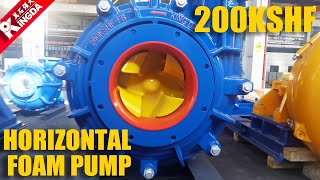 Kingda 200KSHF Foam Pump  Mining  Metallurgy  Flotation Processes  Foamy Liquid TransportSlurry [upl. by Odarbil]