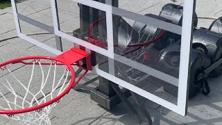 Replacing my old basketball hoop with the Tarmak B900 [upl. by Igig]