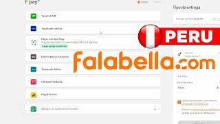 Métodos de pago en Falabellacom Perú 2023 RESUMEN  Como pagar en saga Falabella Peru [upl. by Michaella724]