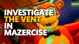 Investigate the vent in Mazercise FNAF [upl. by Oijres]