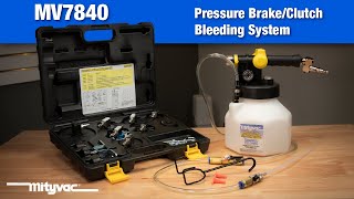 NEW TOOL MV7840 Pressure Brake Bleed System [upl. by Tally894]