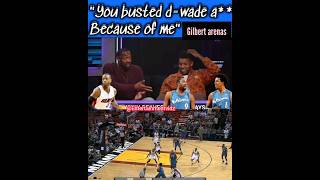 Gilbert arenas say because of him nick young bust dwade a 🤣 shorts [upl. by Malena695]