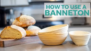 How to Use a Banneton Basket aka Proofing Basket Brotform [upl. by Medwin]