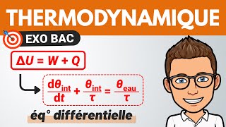 THERMODYNAMIQUE ✅ 1er principe  Équation différentielle 🎯 Exercice BAC ✅ Terminale Spécialité [upl. by Cosette942]