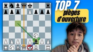 Les 7 meilleurs pièges douverture aux échecs [upl. by Dnalyaw]