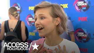 Grace VanderWaal Fangirls Over PatrickStarrr On The Teen Choice Awards Red Carpet [upl. by Oilasor]