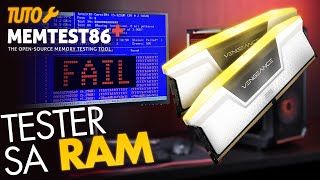 TUTO Comment tester sa RAM  Mémoire vive  Memtest86 [upl. by Gresham664]