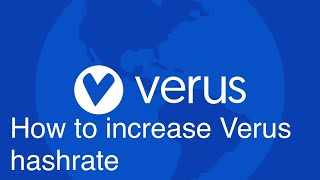 How to increase Verus hashrate  Verus coin  coin mining  Urdu  Hindi [upl. by Nagear663]