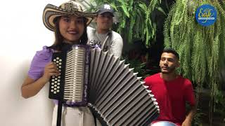 Nuevos talentos del acordeon colombiano cumbia con Angelica Salgado EVAFE [upl. by Dlareg]